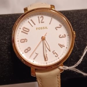 FOSSIL ES3943 GENUINE LEATHER DATE WATCH